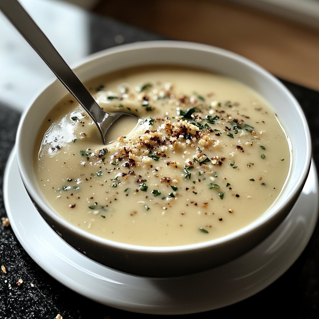 Blumenkohlsuppe für den Wochenplan