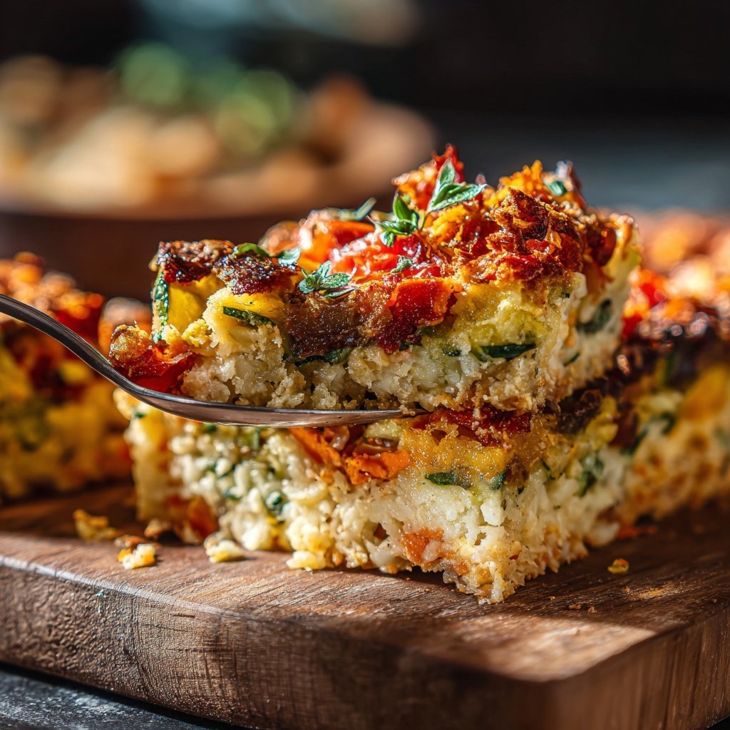 Abendessen vegetarisch mit Ofenreis