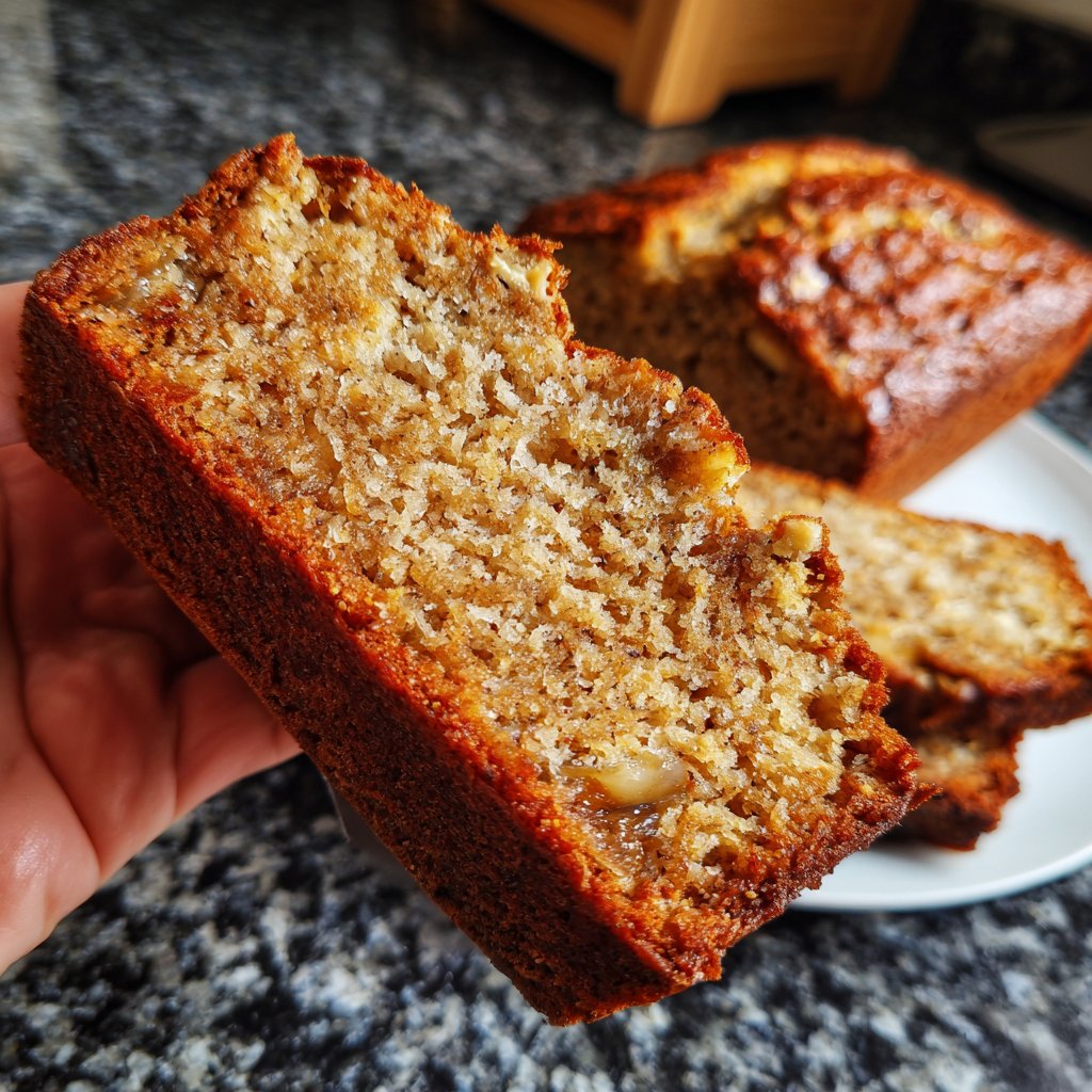 Bananenbrot mit Zimt und Apfel