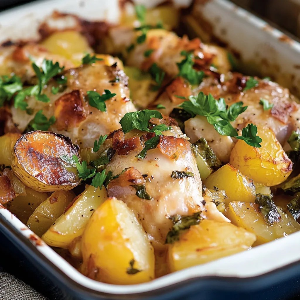 Rosenkohlauflauf mit Kartoffeln