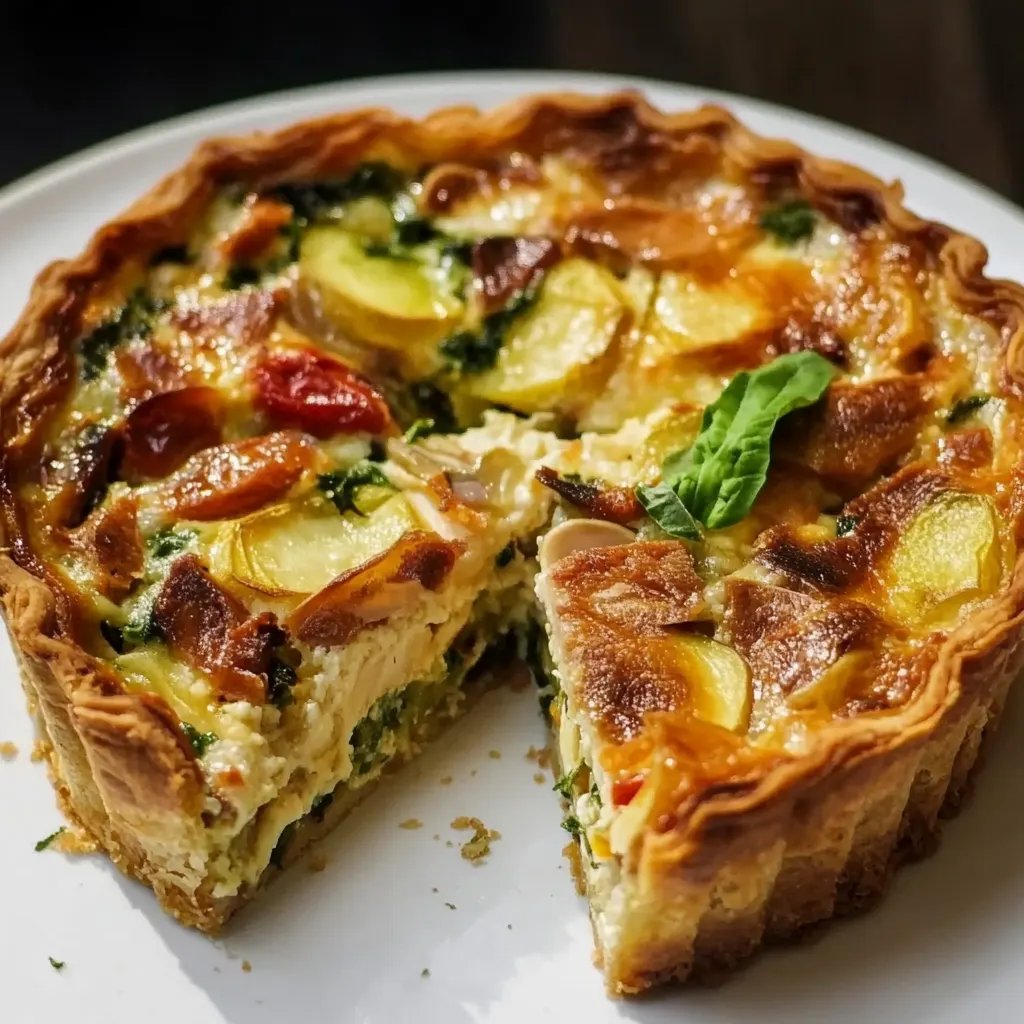 Rosenkohl-Käse-Quiche