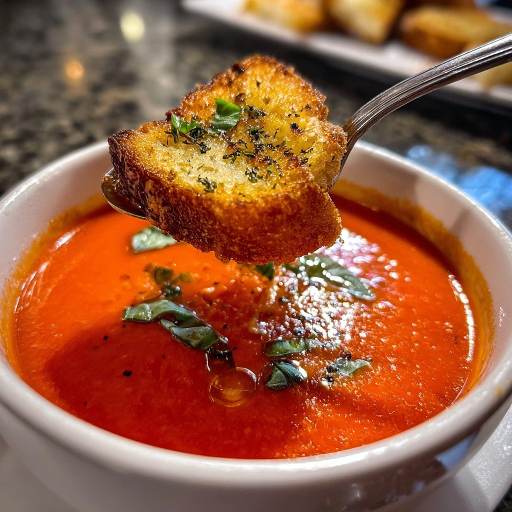 Tomatensuppe mit Ofentomaten