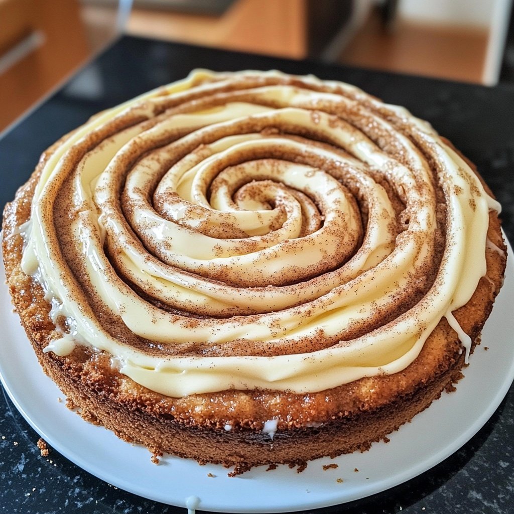 Zimtschnecken-Käsekuchen