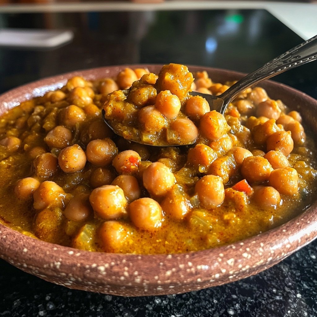 Indisches Kichererbsencurry