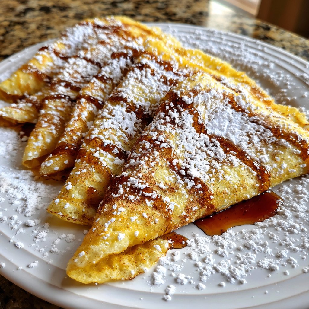 Pfannkuchen mit Zimt