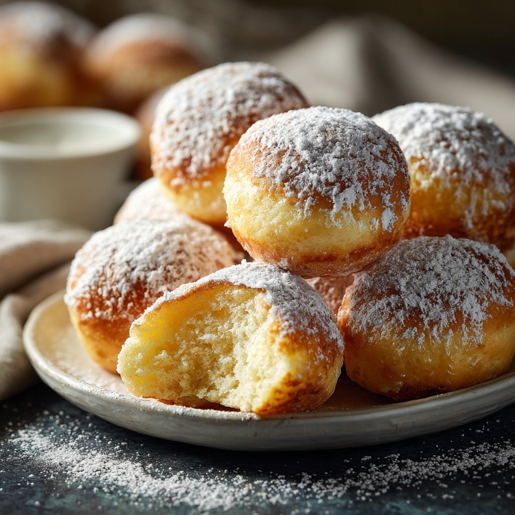 Quarkbällchen ohne Frittieren