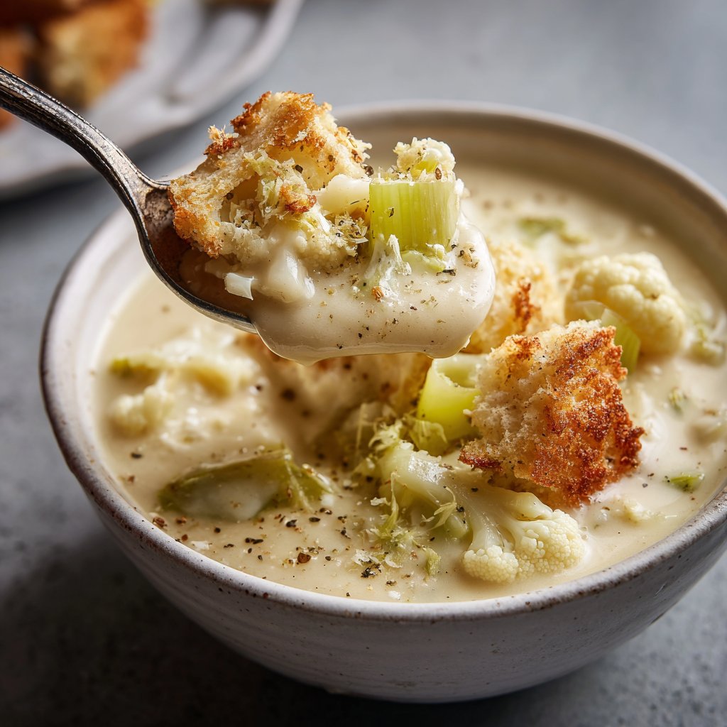 Blumenkohlsuppe mit Sellerie