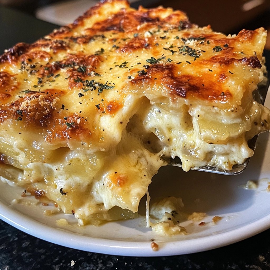 Kartoffelgratin mit Sahne