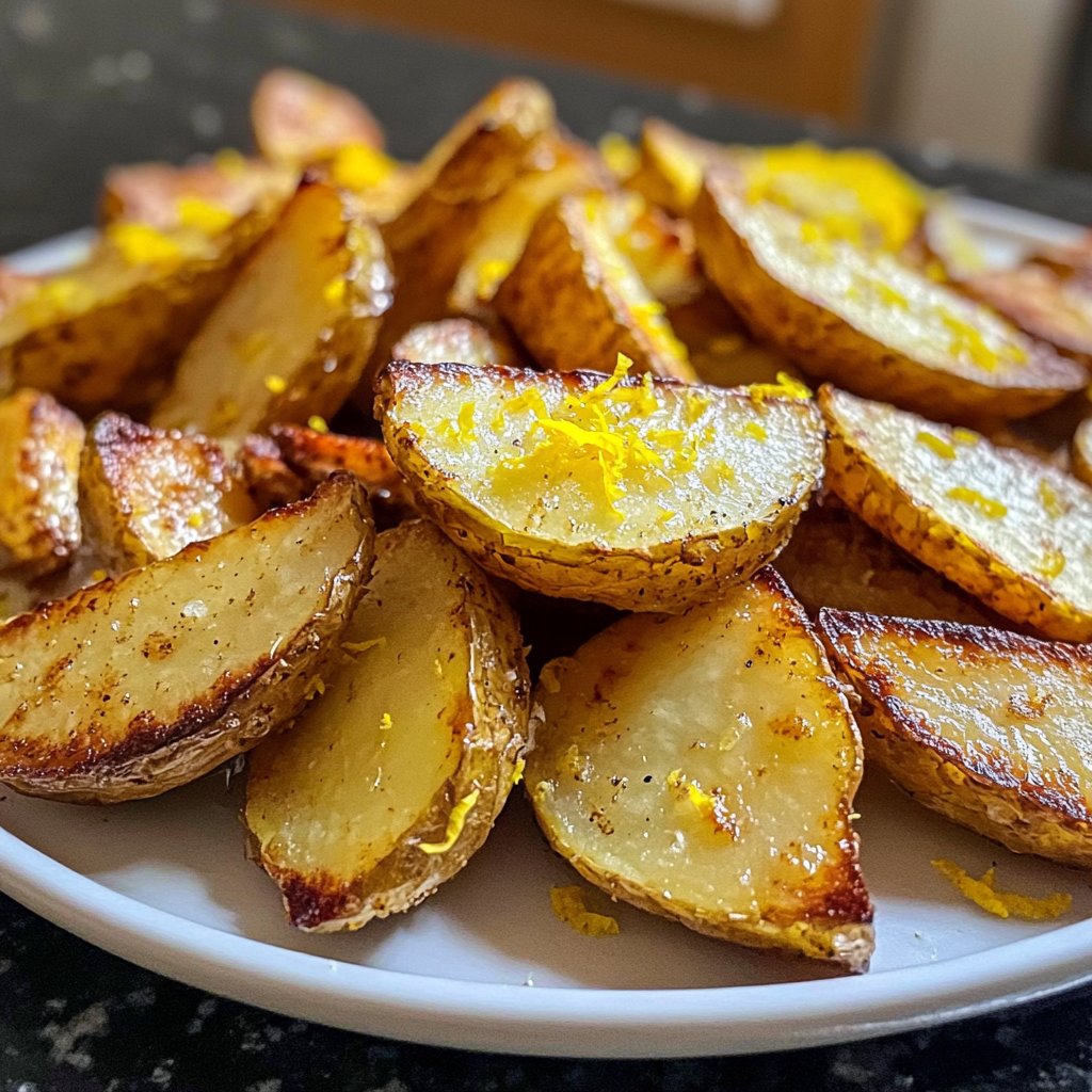 Ofenkartoffeln mit Zitronenschale