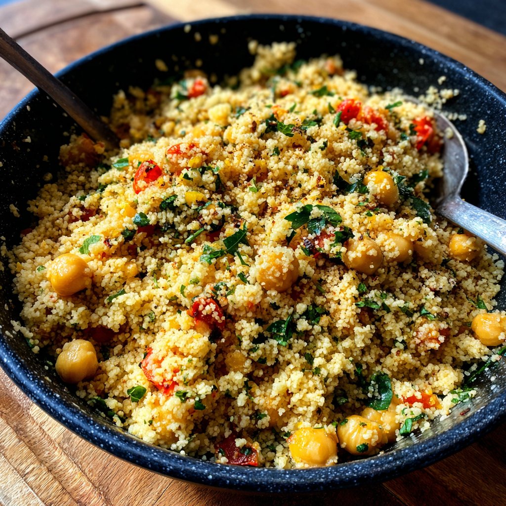 Couscous mit Kichererbsen